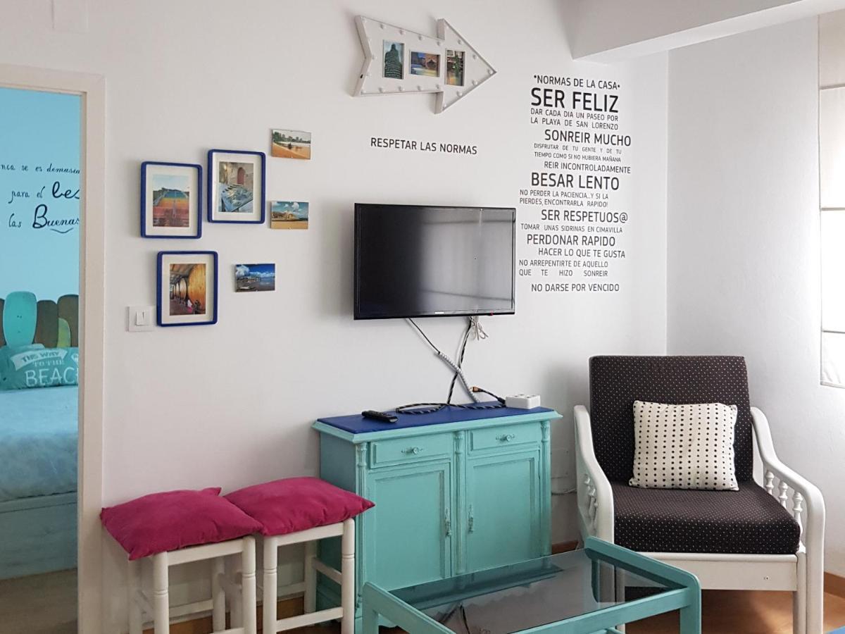 Apartamento Playa San Lorenzo Gijón Extérieur photo